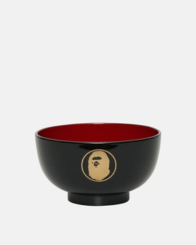 Ape Head Soup Bowl Black