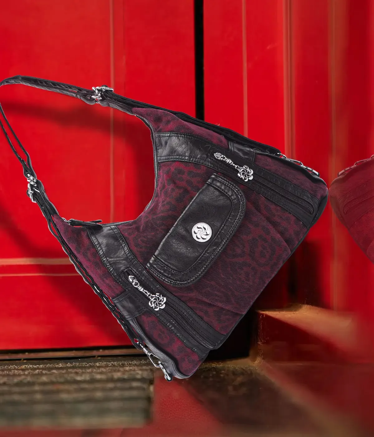 Art style Multi-functional vintage classic holiday/dinner/party/cross-over handbag