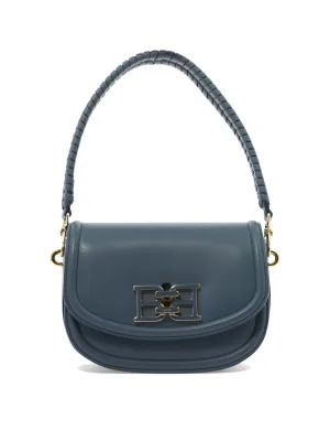 Bally Logo Plaque Foldover Crossbody Bag