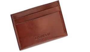Card Holder Straight - Dark Walnut Calf