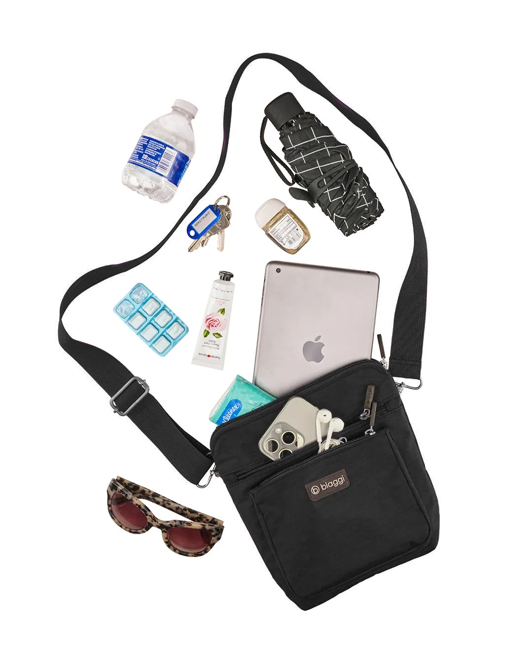 Convertible Crossbody   Zipsafe Travel Organizer