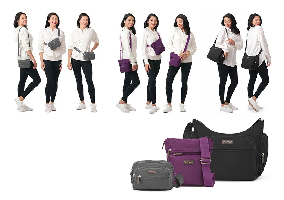 Convertible Crossbody   Zipsafe Travel Organizer