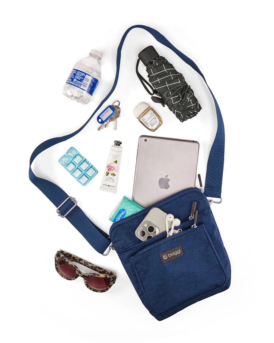 Convertible Crossbody   Zipsafe Travel Organizer