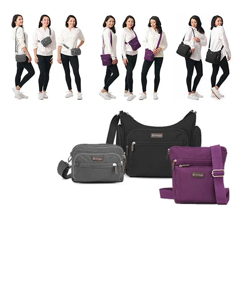 Convertible Crossbody   Zipsafe Travel Organizer