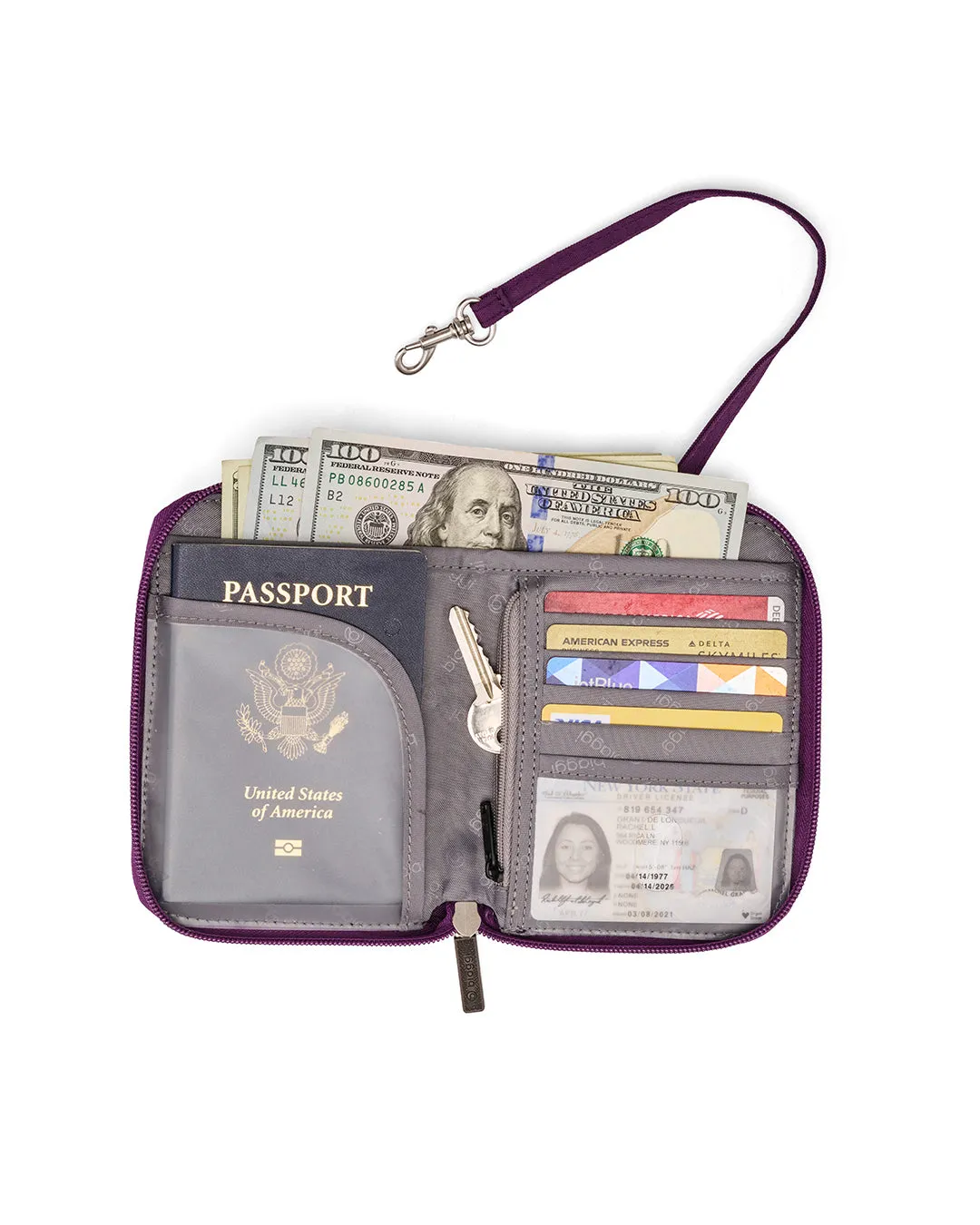 Convertible Crossbody   Zipsafe Travel Organizer