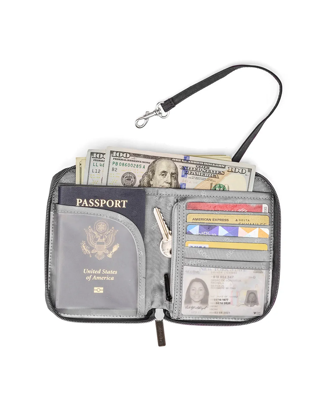 Convertible Crossbody   Zipsafe Travel Organizer