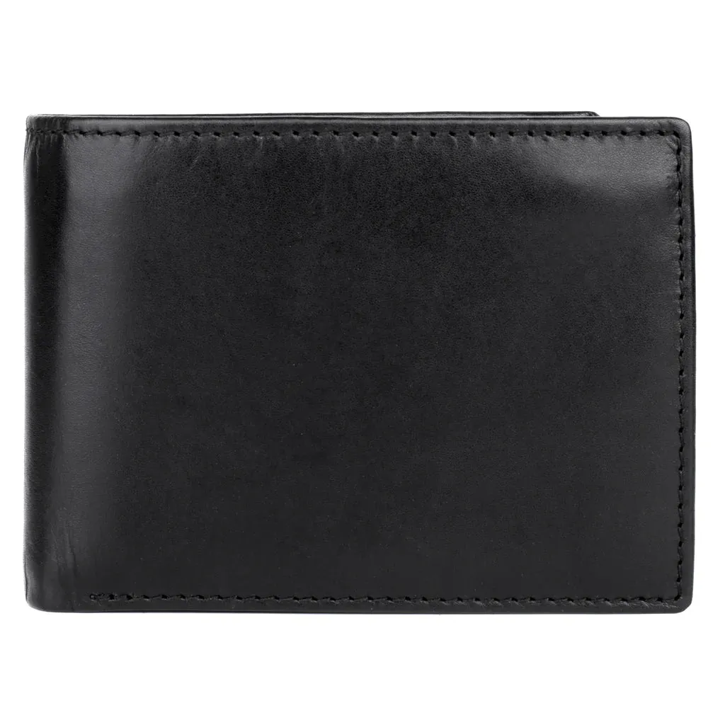 Dopp® Leather Regatta RFID Convertible Billfold Wallet with Zippered Bill Compartment