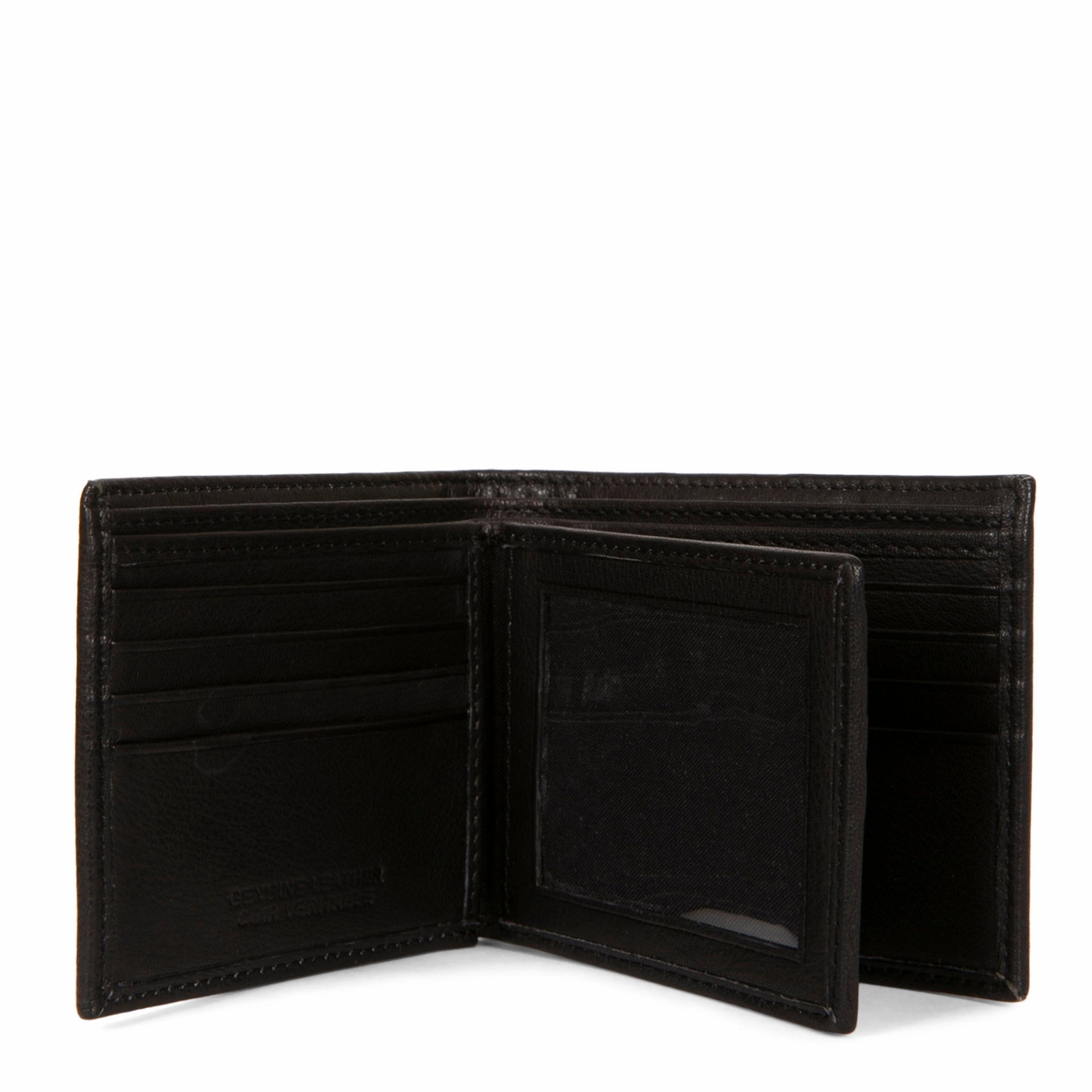 FINAL SALE Leather Center Wing RFID Wallet