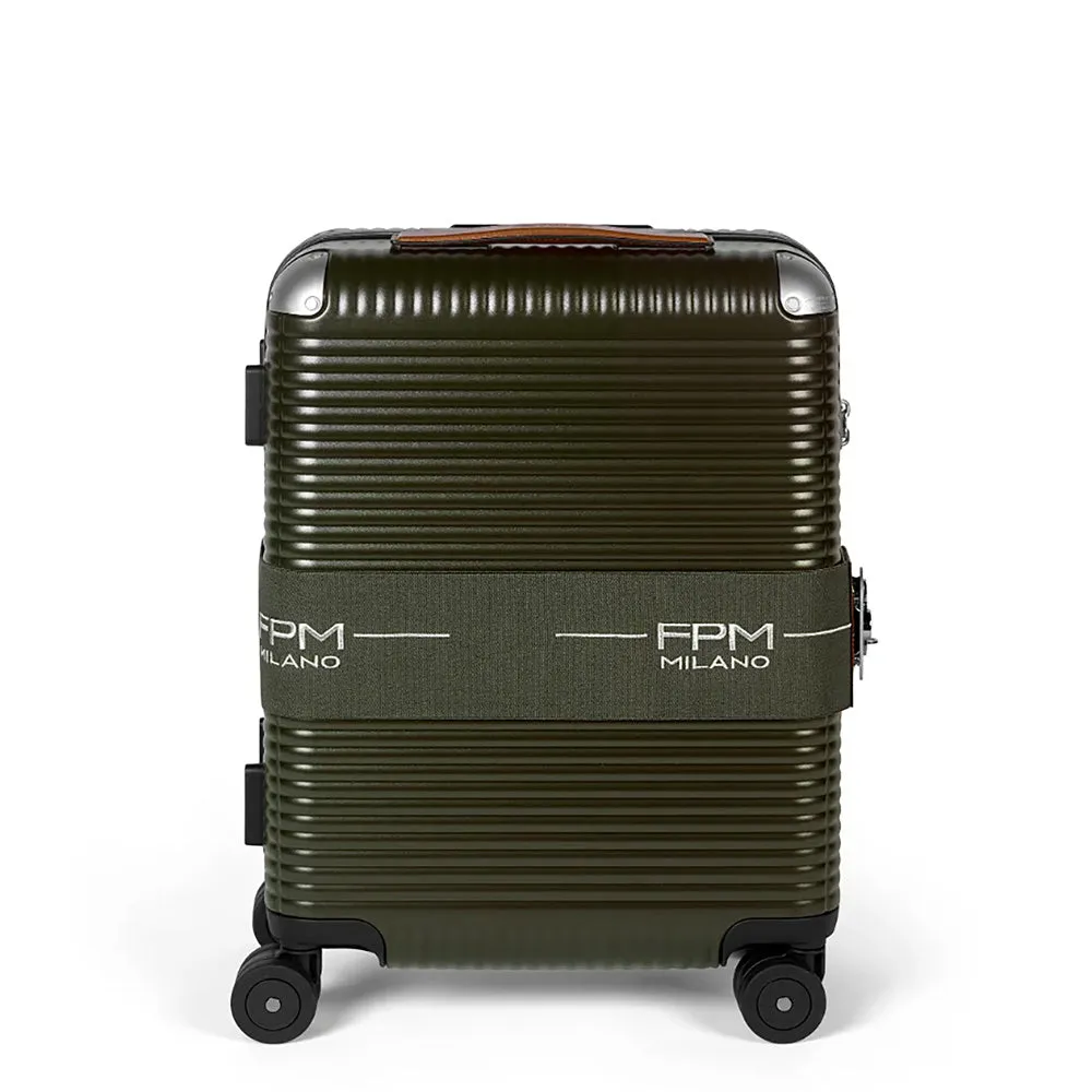 FPM Milano Bank Zip Deluxe Trunk On Wheels, Carry On Trunk