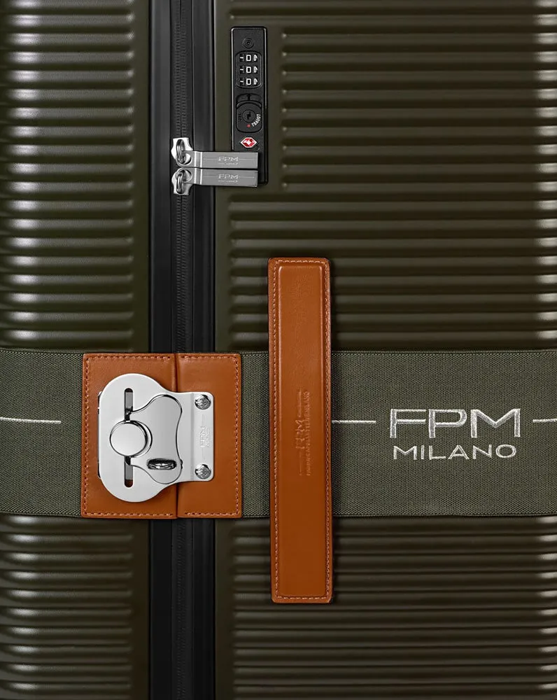 FPM Milano Bank Zip Deluxe Trunk On Wheels, Carry On Trunk