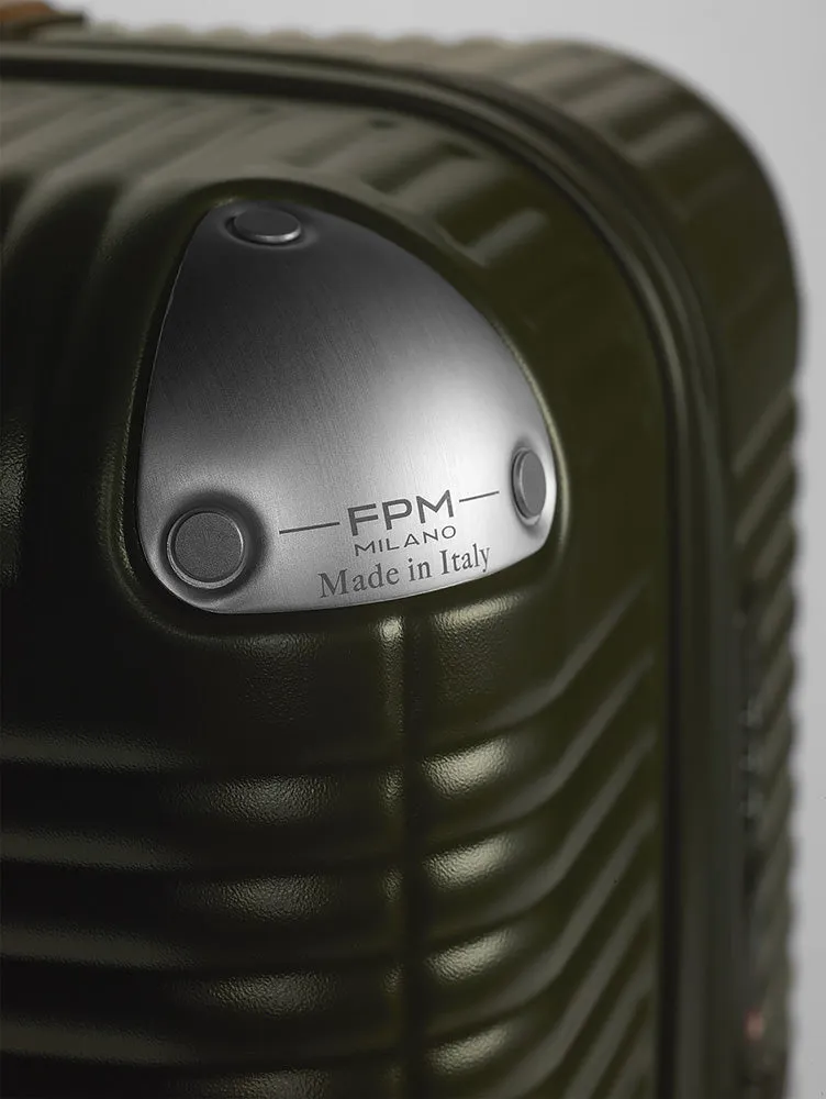 FPM Milano Bank Zip Deluxe Trunk On Wheels, Carry On Trunk