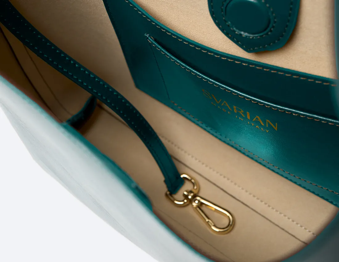 Frida Vegan Italian Grape Leather Shoulder Bag | Botanical