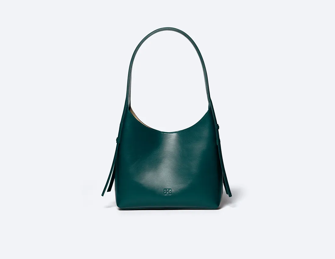 Frida Vegan Italian Grape Leather Shoulder Bag | Botanical