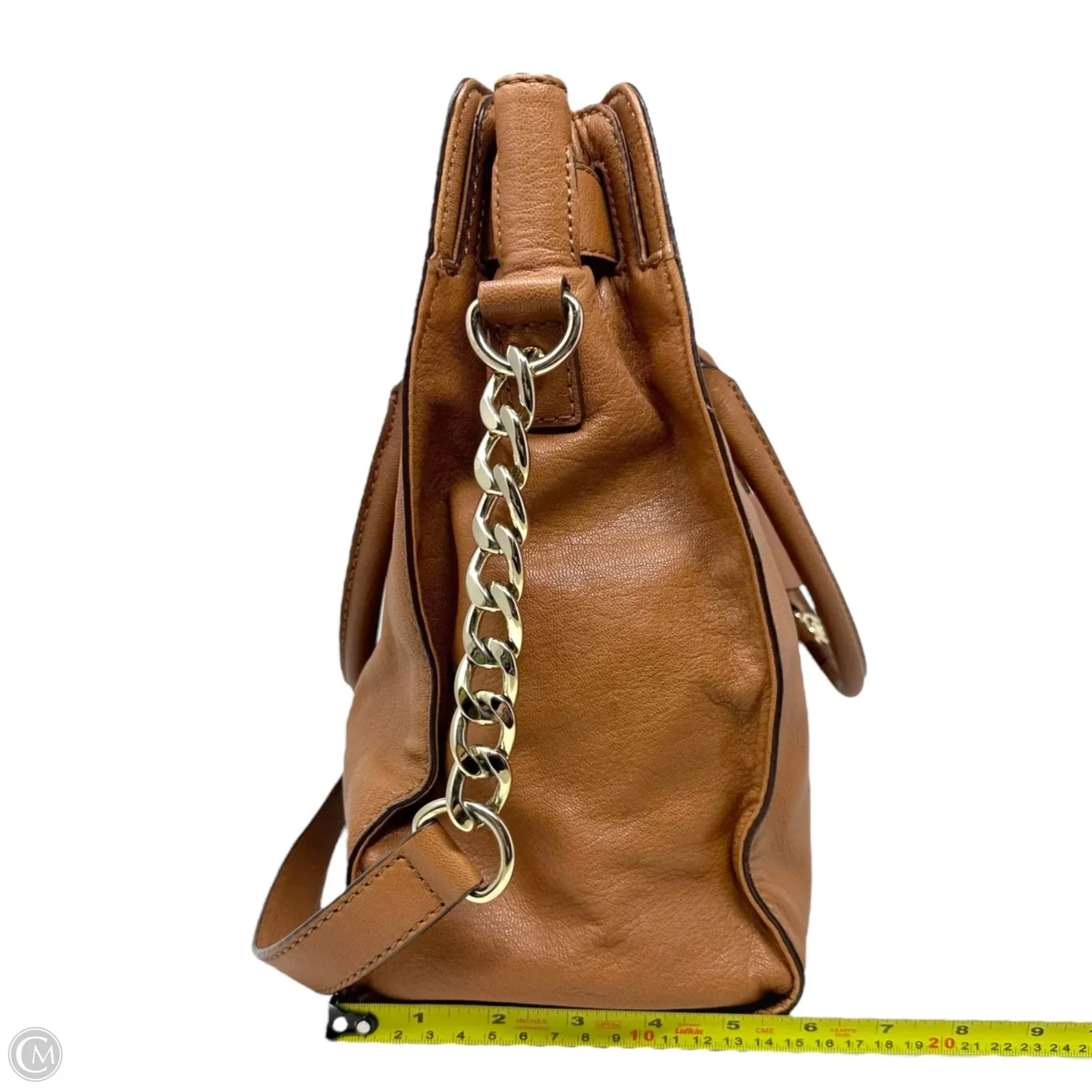 Hamilton Large NS Tote Designer By Michael Kors In Luggage, Size: Medium