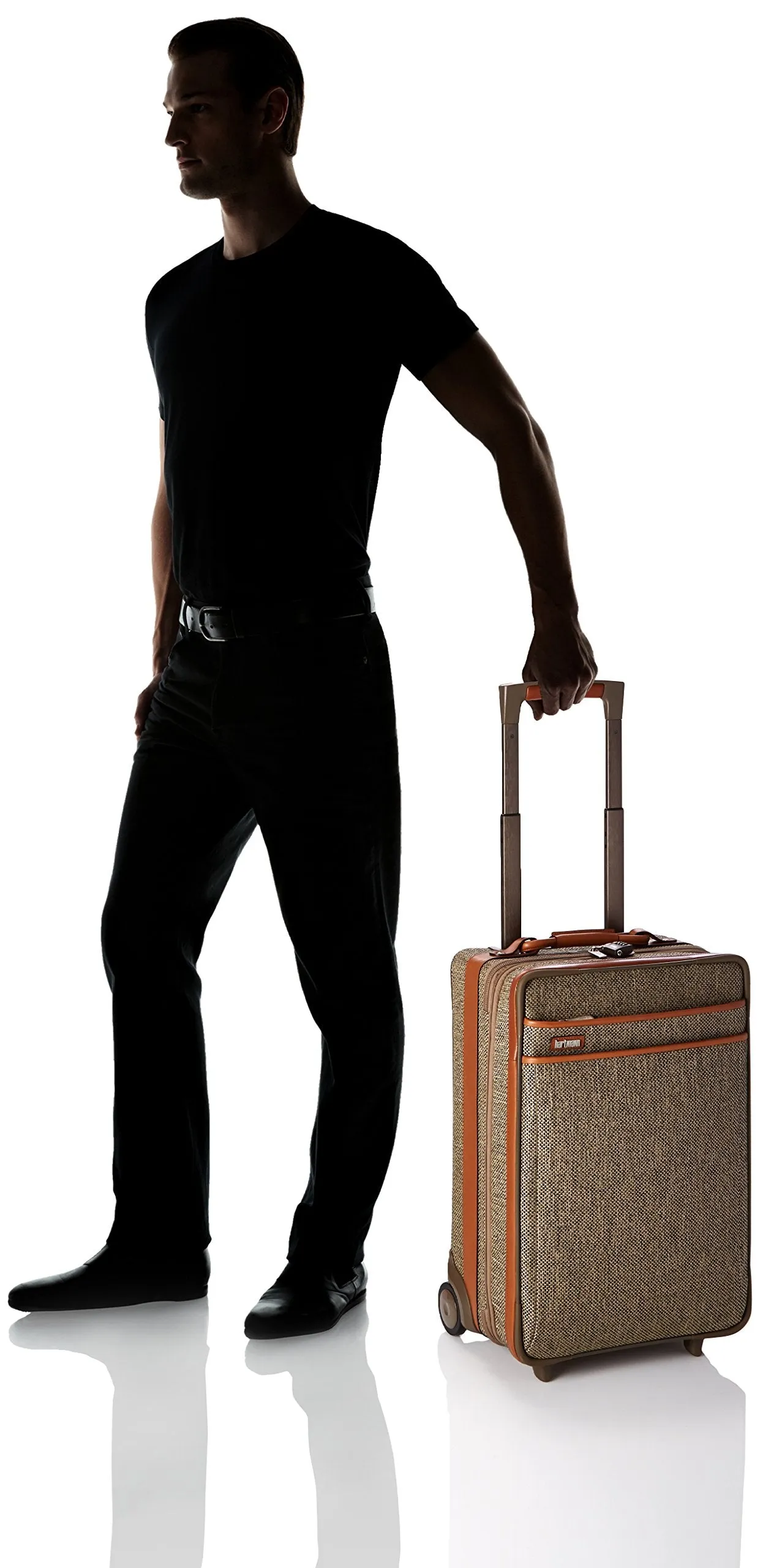 Hartmann Tweed Collection Carry On Expandable Upright Natural Tweed One Size