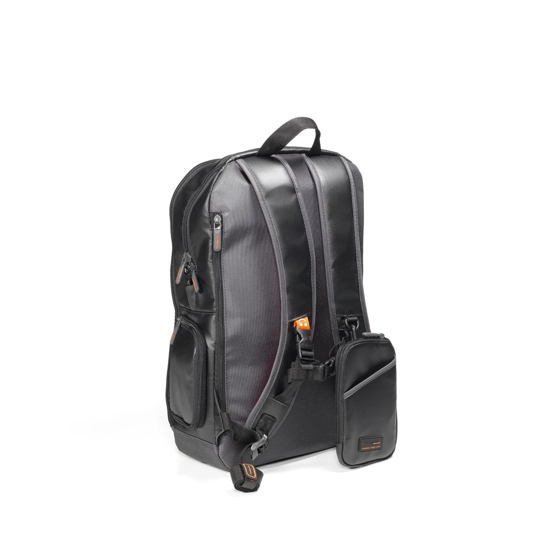 Hedgren Junction 15" Laptop Backpack W/Retractable USB Cable Dedicated Battery Storage