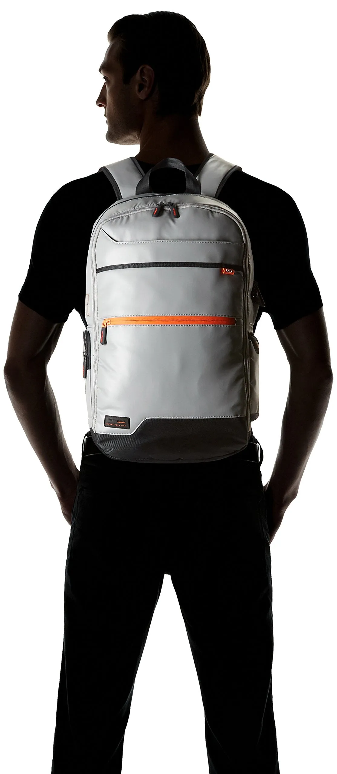 Hedgren Junction 15" Laptop Backpack W/Retractable USB Cable Dedicated Battery Storage