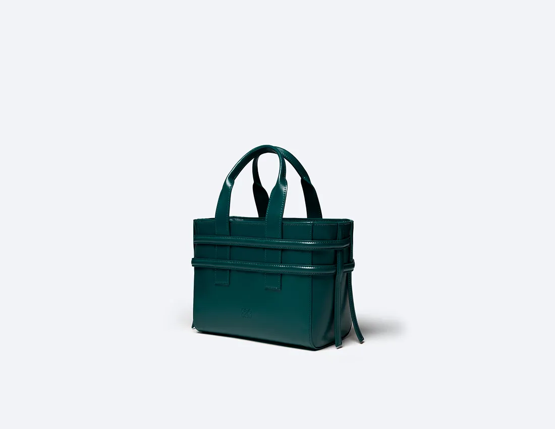 Hedy Vegan Italian Grape Leather Mini Tote | Botanical