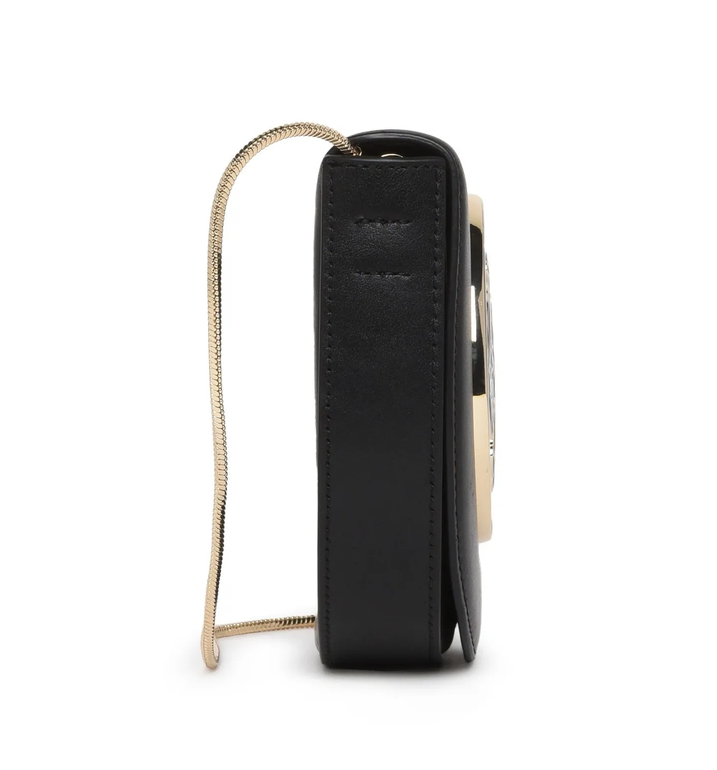 Just Cavalli Logo Plaque Foldover Crossbody Bag