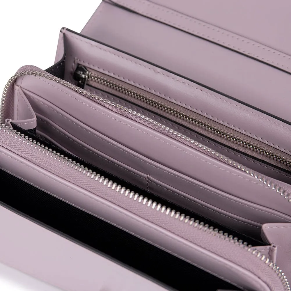 Le Rebecca  - Sac bandoulière en cuir vegan blueberry milk