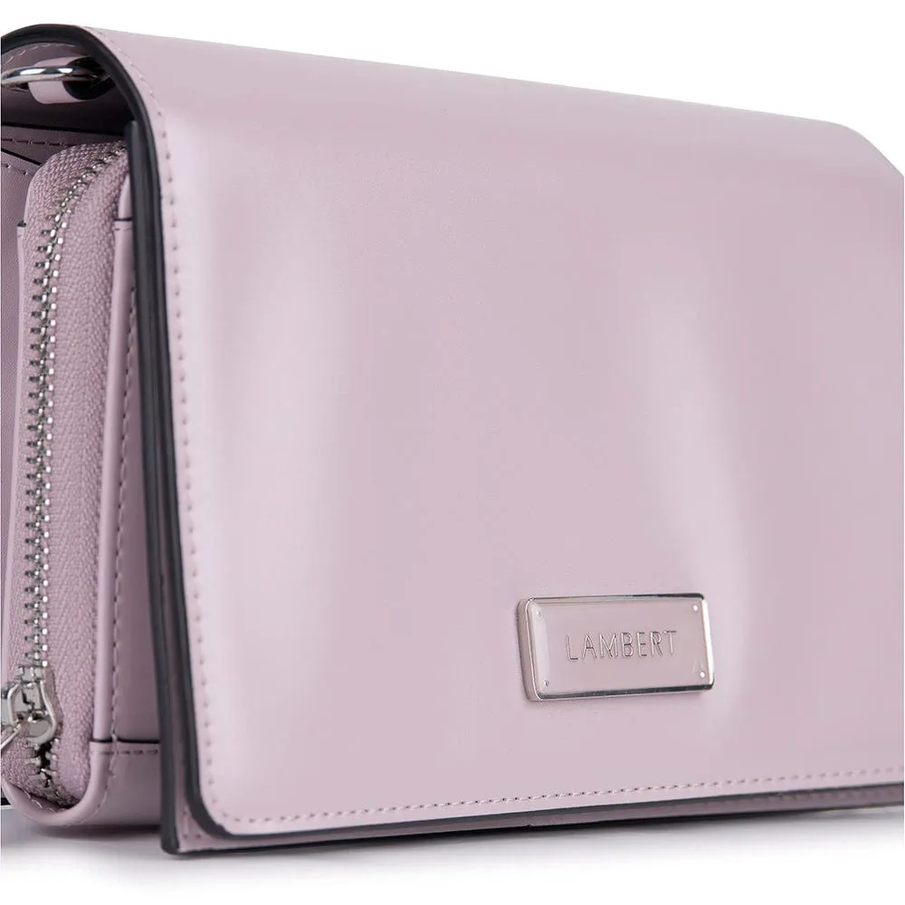 Le Rebecca  - Sac bandoulière en cuir vegan blueberry milk