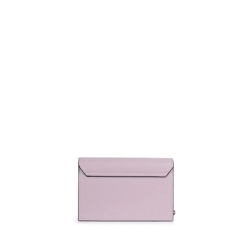 Le Rebecca  - Sac bandoulière en cuir vegan blueberry milk