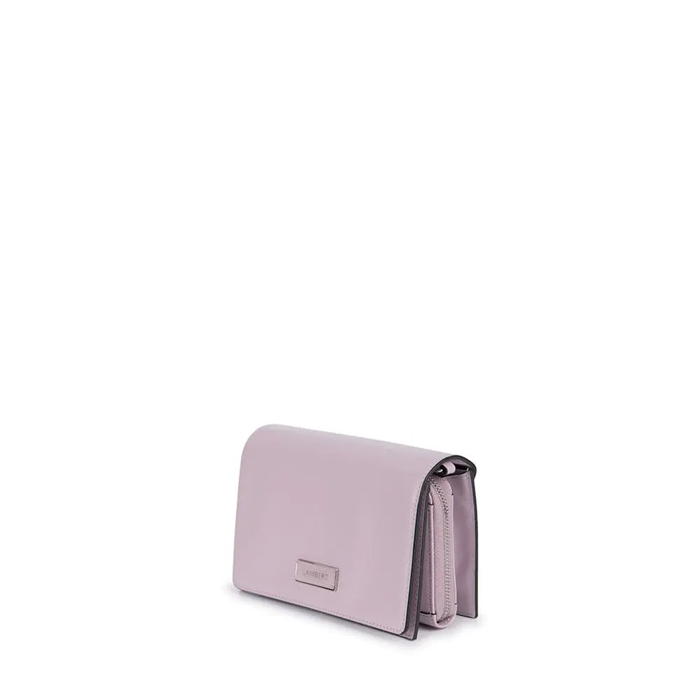 Le Rebecca  - Sac bandoulière en cuir vegan blueberry milk