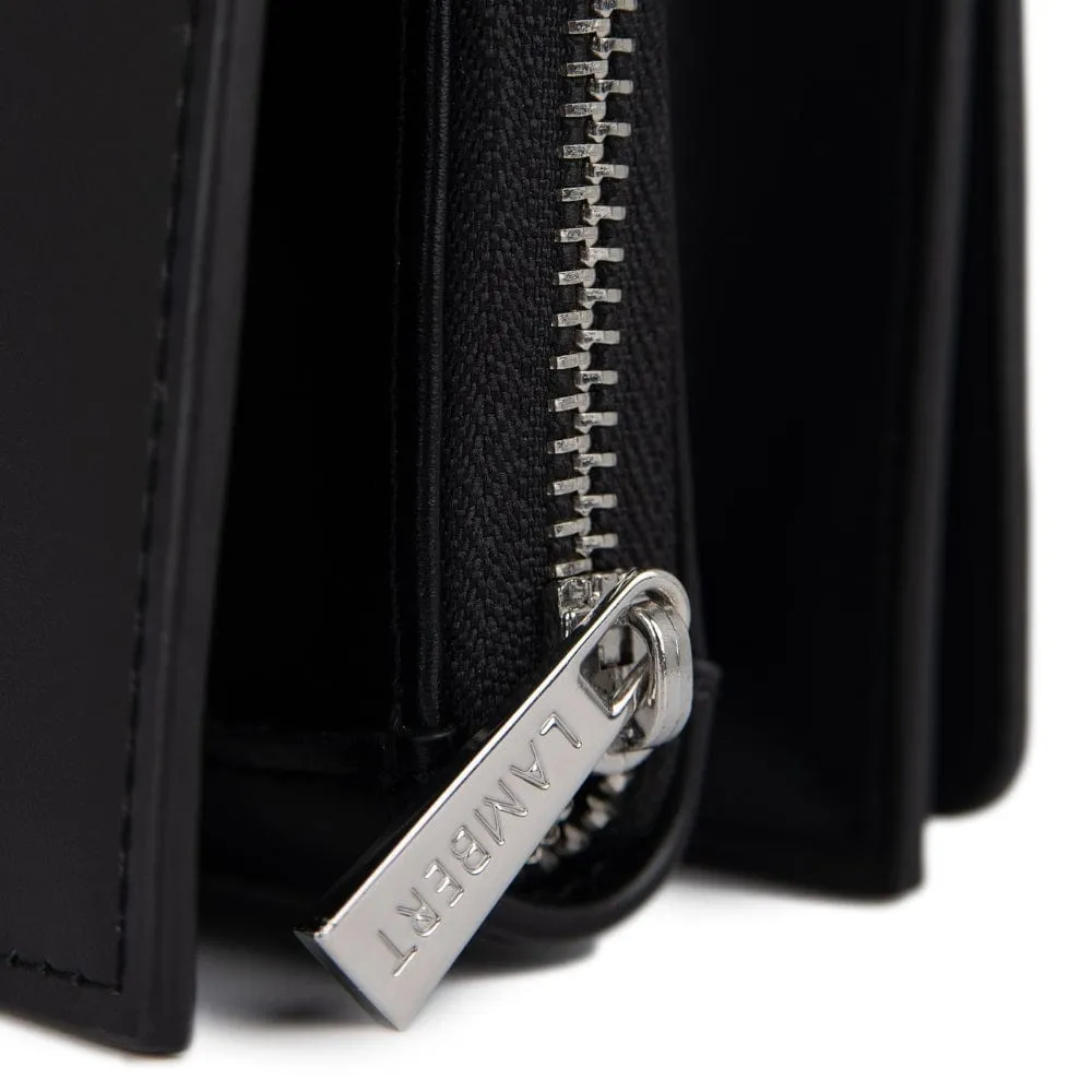 Le Rebecca - Sac bandoulière en cuir vegan noir recyclé