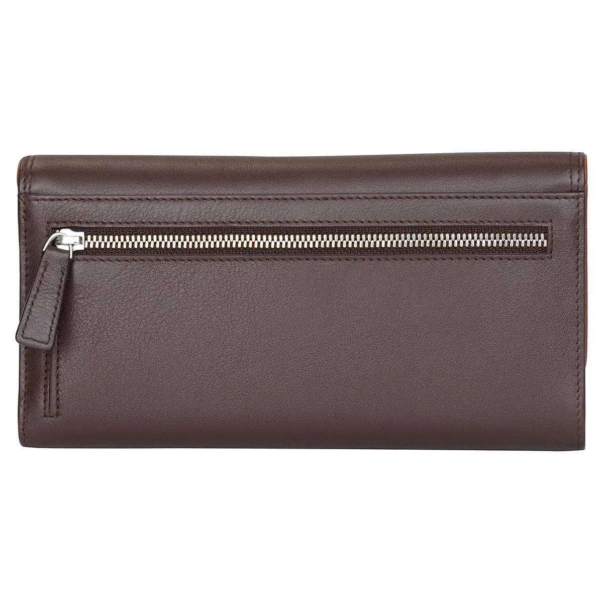 Mancini Sonoma Women's Leather Quad fold Wallet with Enhanced RFID Protection