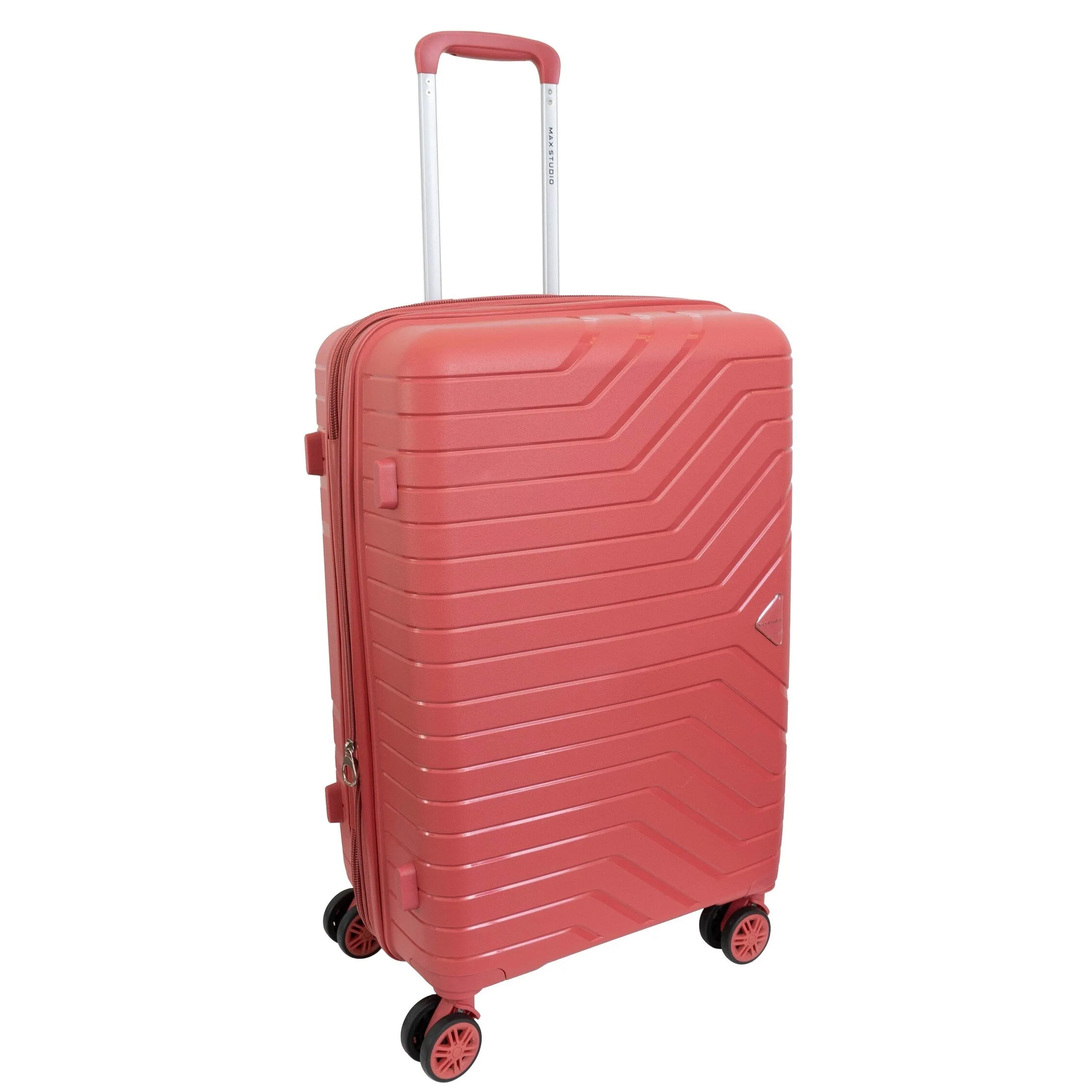 Max Studio 3 Piece Stirling Expandable Lightweight Durable Suitcase Double Spinner Wheels Luggage Set