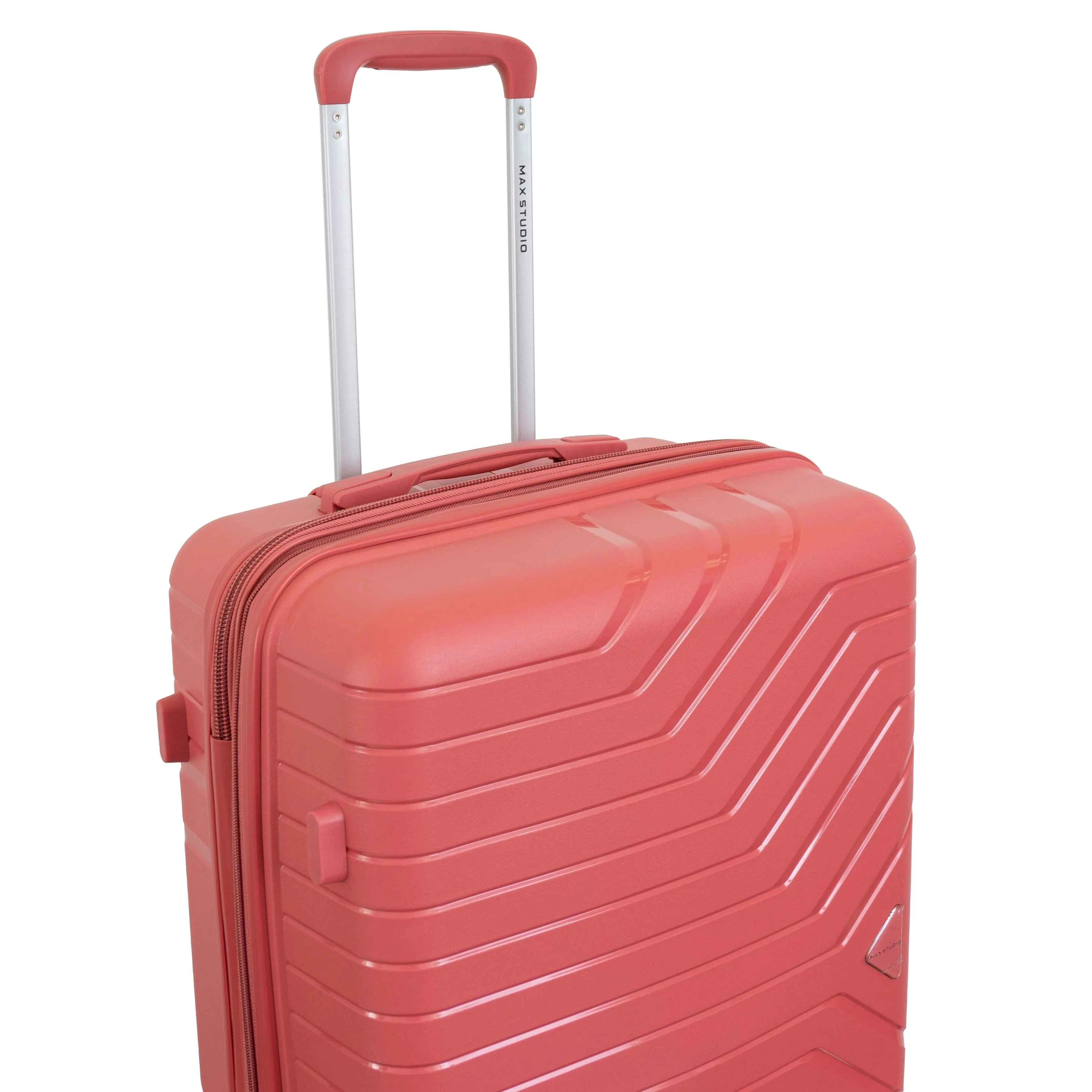 Max Studio 3 Piece Stirling Expandable Lightweight Durable Suitcase Double Spinner Wheels Luggage Set