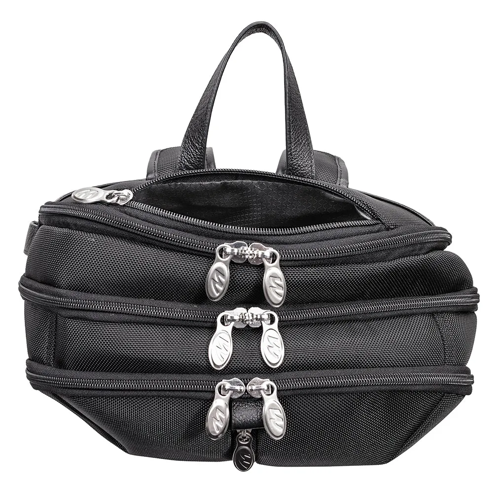 McKlein 17" Nylon Triple Compartment Laptop Weekend Backpack