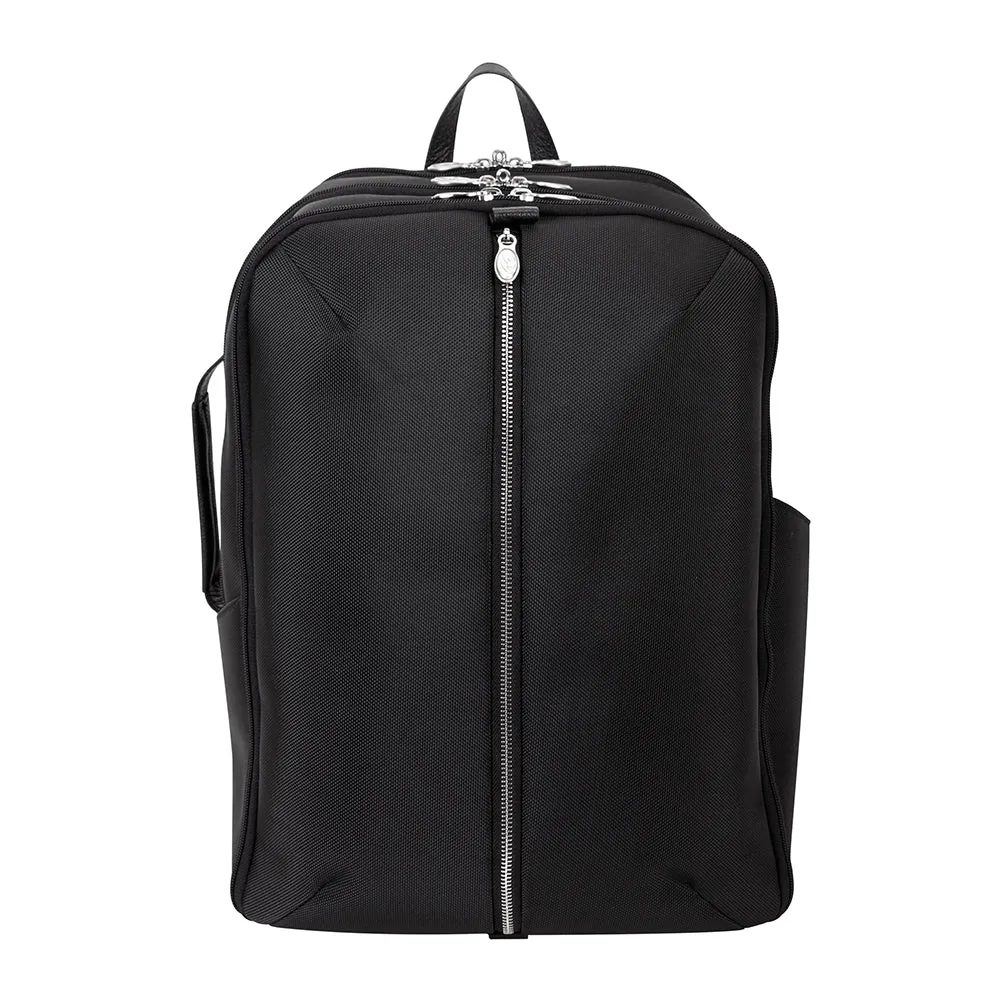 McKlein 17" Nylon Triple Compartment Laptop Weekend Backpack