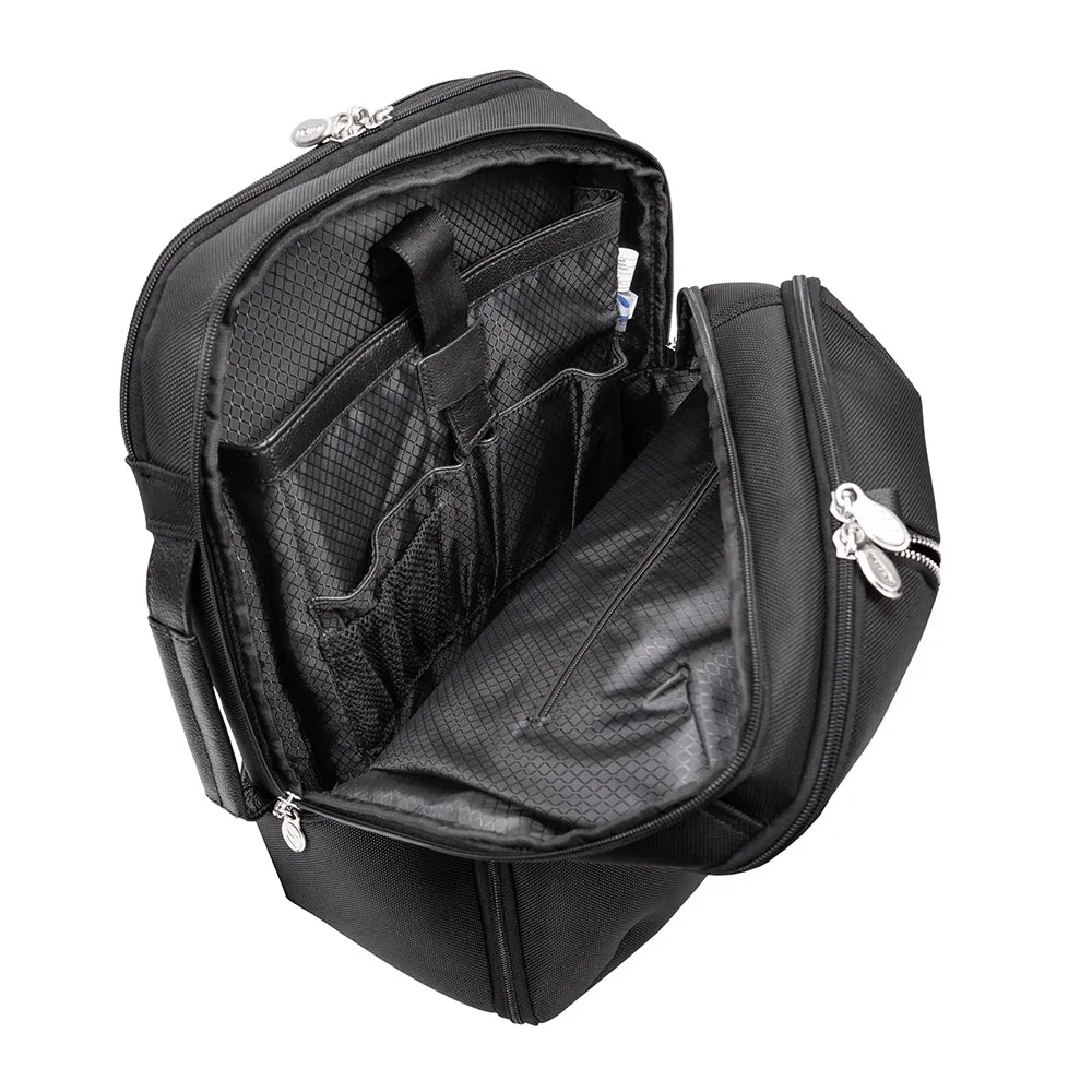 McKlein 17" Nylon Triple Compartment Laptop Weekend Backpack