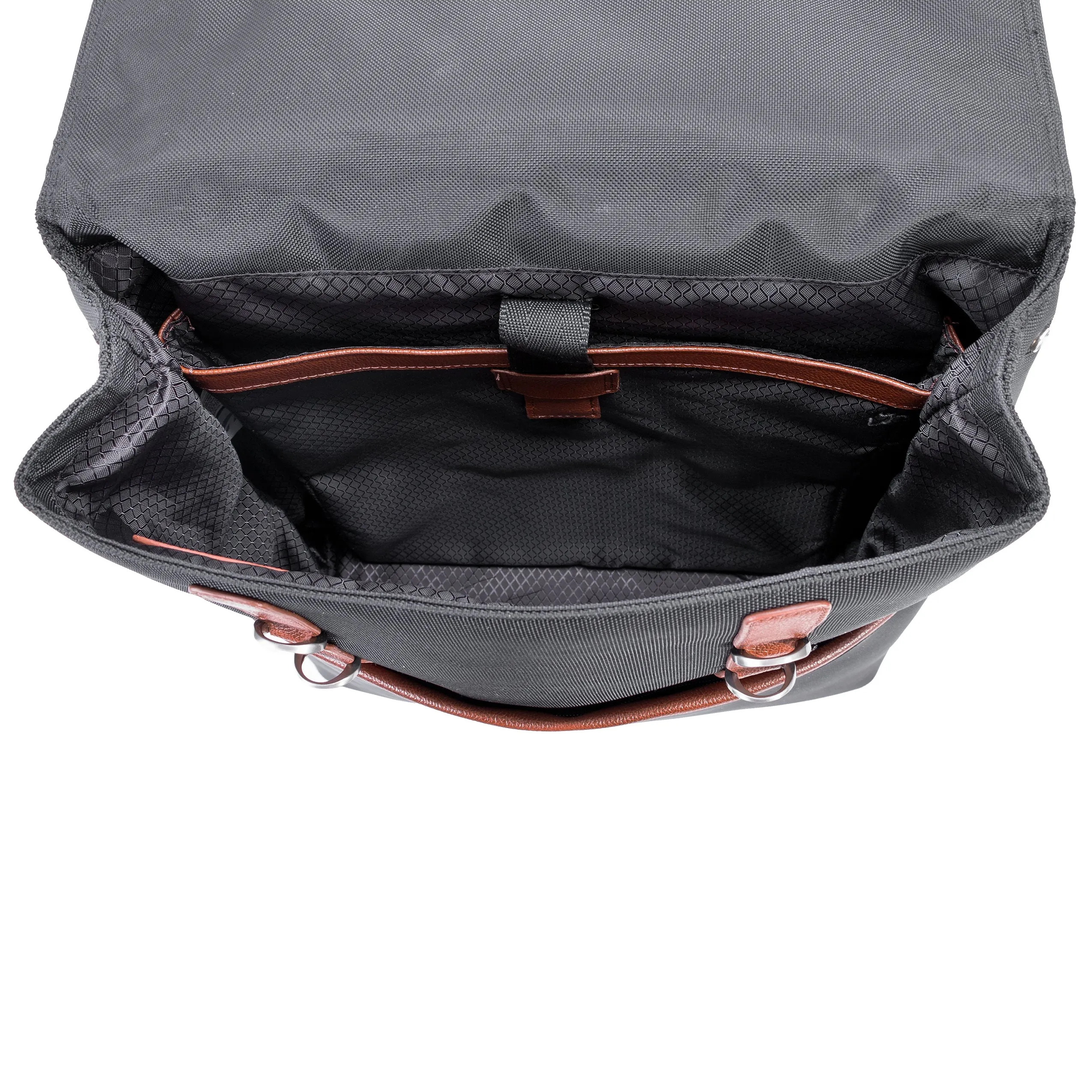 McKlein USA Element 17" Nylon Two-Tone Flap-Over Laptop & Tablet Backpack