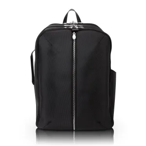 McKlein USA Englewood 17" Nylon Triple Compartment Carry-All Laptop & Tablet Weekend Backpack
