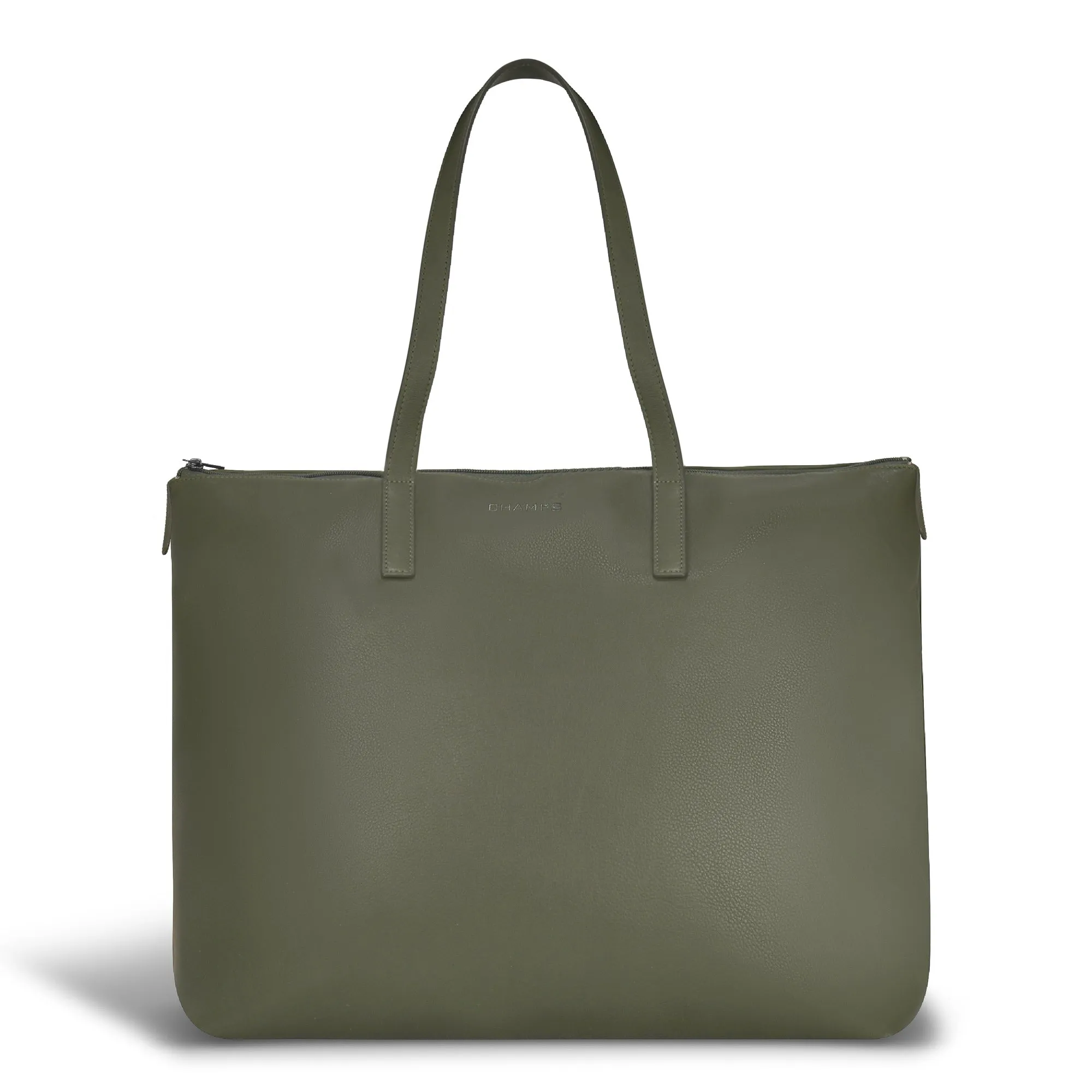 Onyx / Leather Business Tote *Drop Ship*