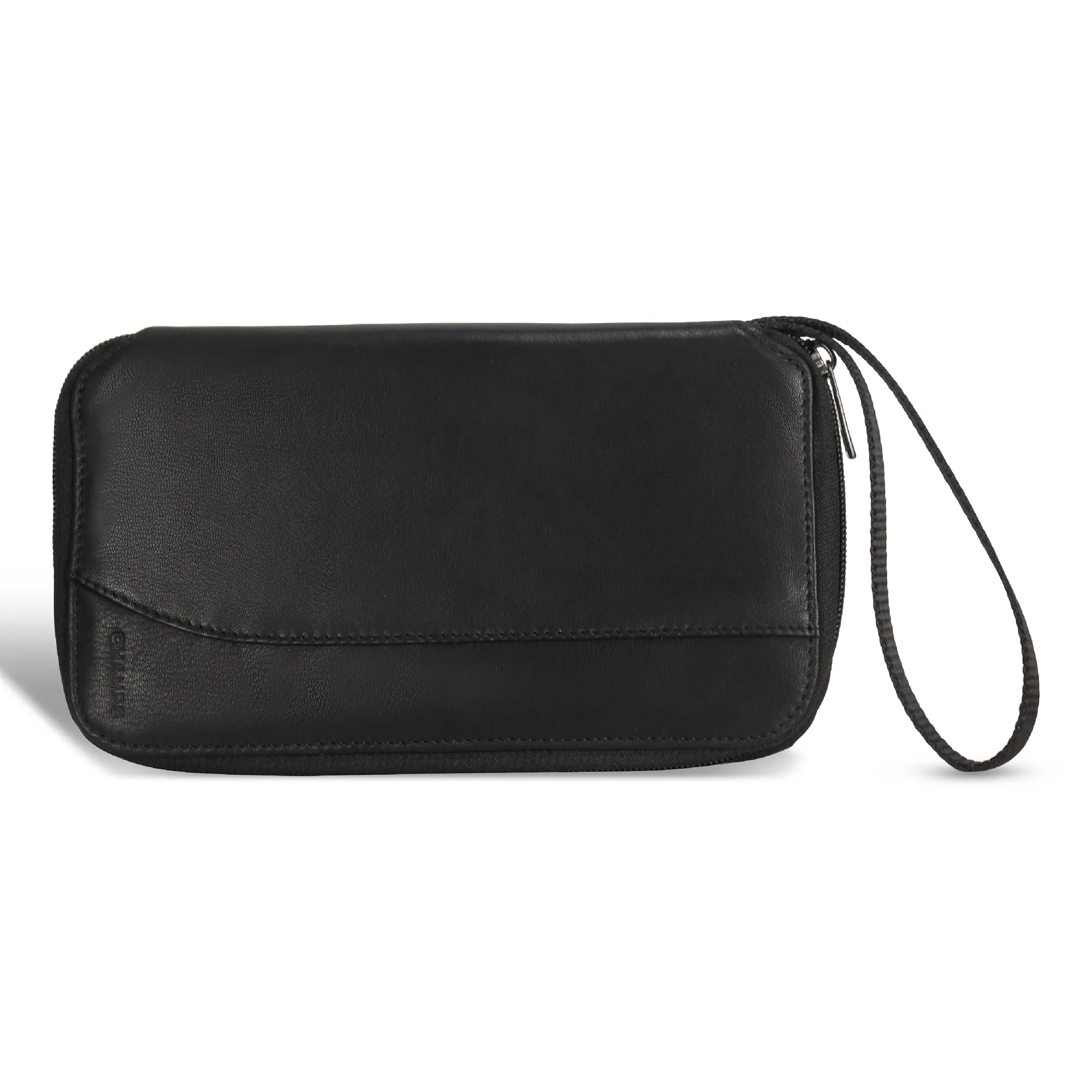 Onyx / Leather Multi Passport Case *Drop Ship*