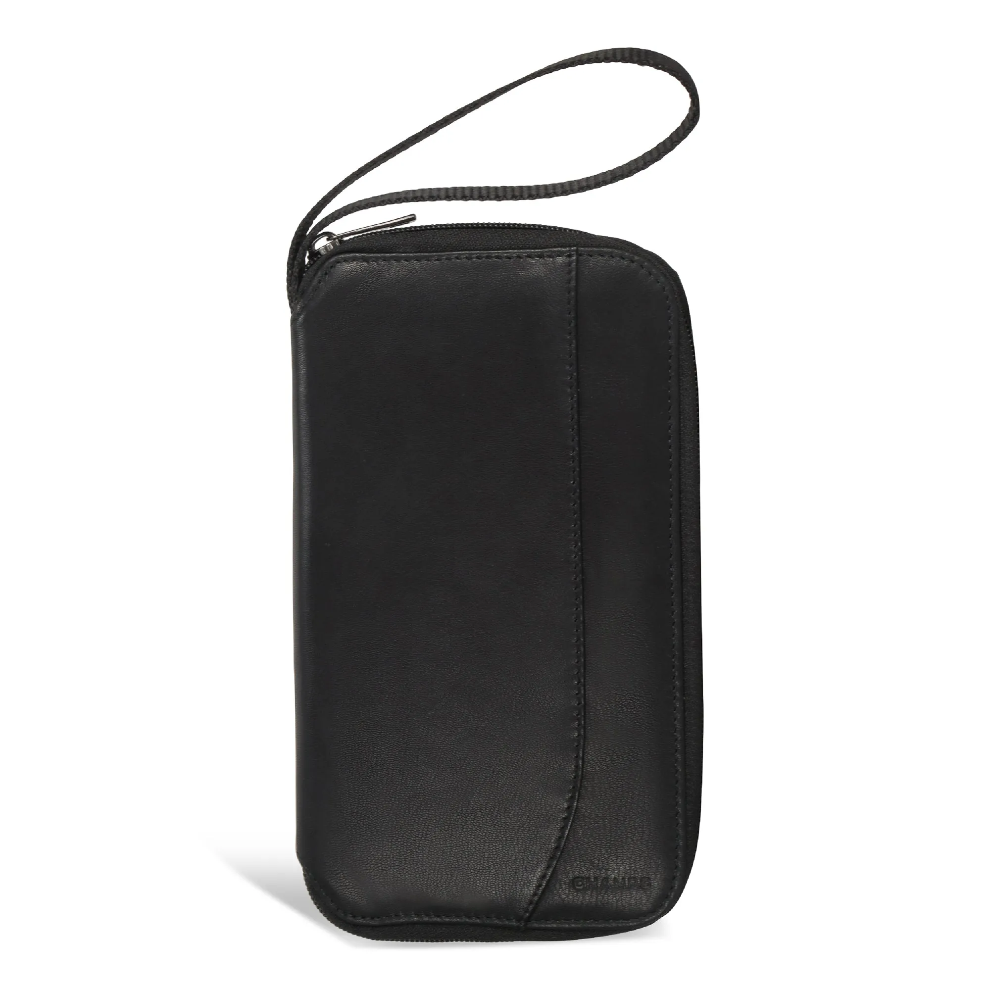 Onyx / Leather Multi Passport Case *Drop Ship*