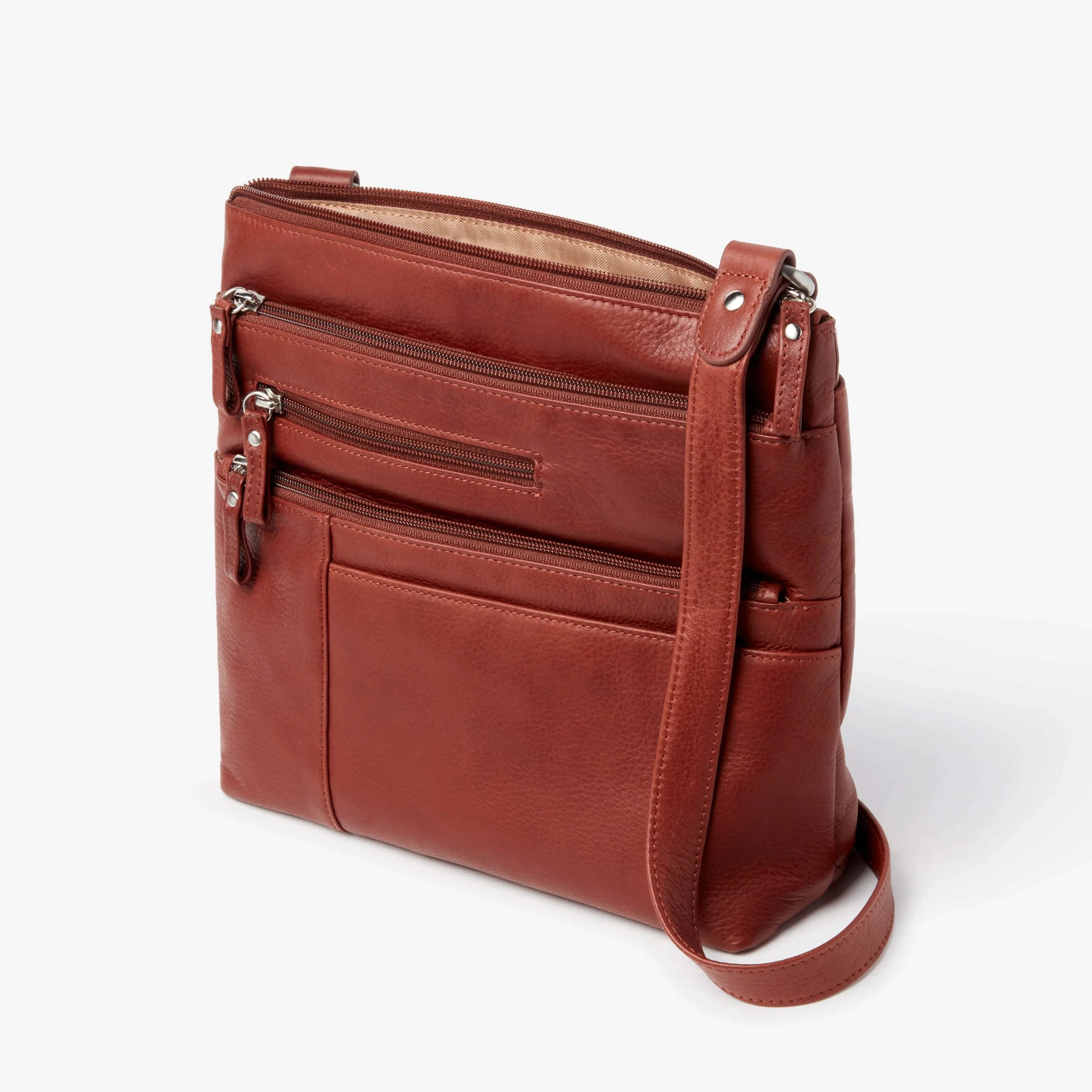 Osgoode Marley Large Crossbody Traveler Leather Crossbody 7003