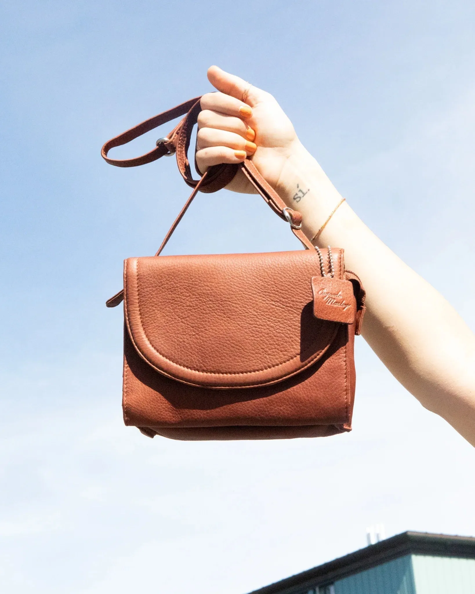 Osgoode Marley Leather Multi Pocket Urbanizer Crossbody 4518