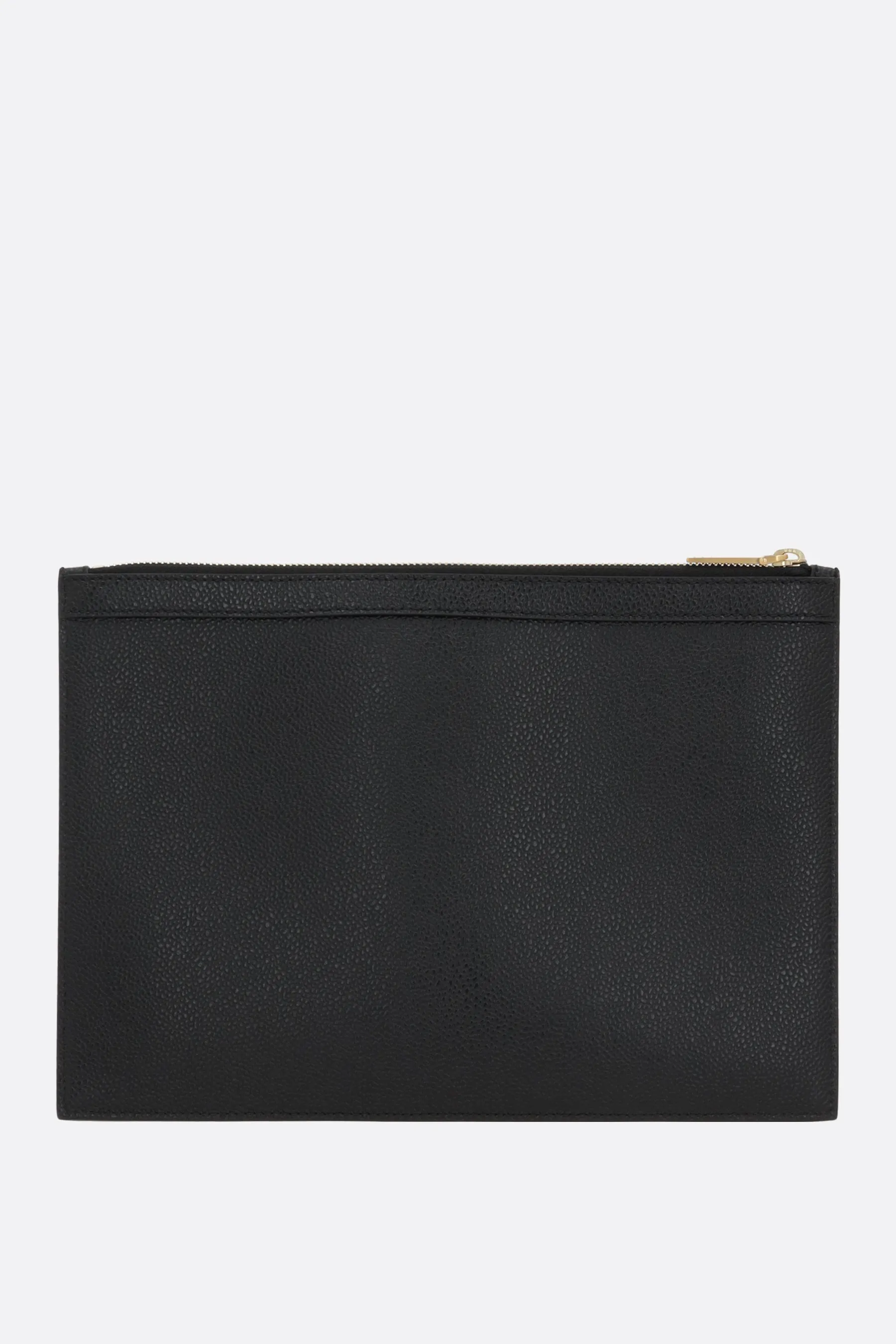 Pebble Grain leather small document holder