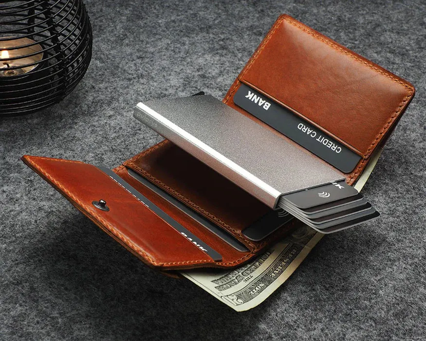 Retro 51 Pularys - COLORADO RFID Wallet | Cognac