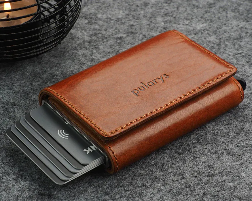 Retro 51 Pularys - COLORADO RFID Wallet | Cognac