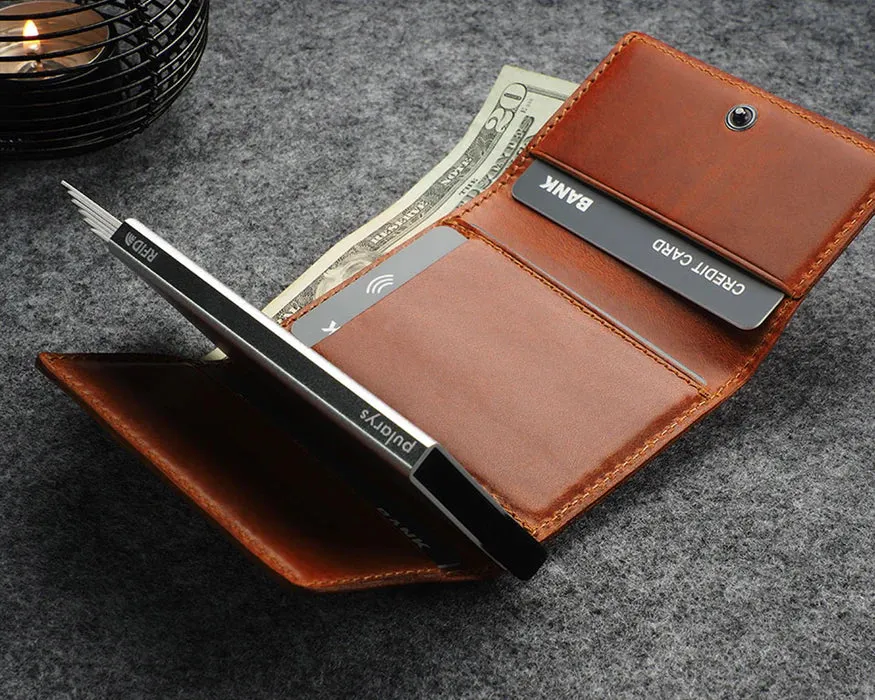 Retro 51 Pularys - COLORADO RFID Wallet | Cognac