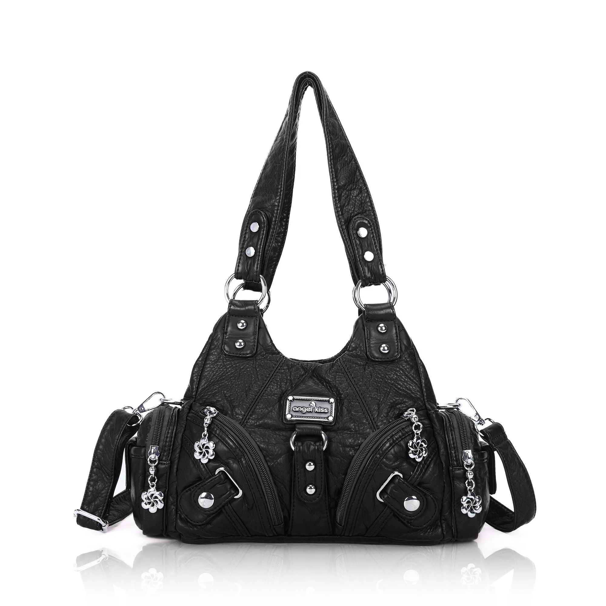 Retro tie-dye adjustable chic shopping tote