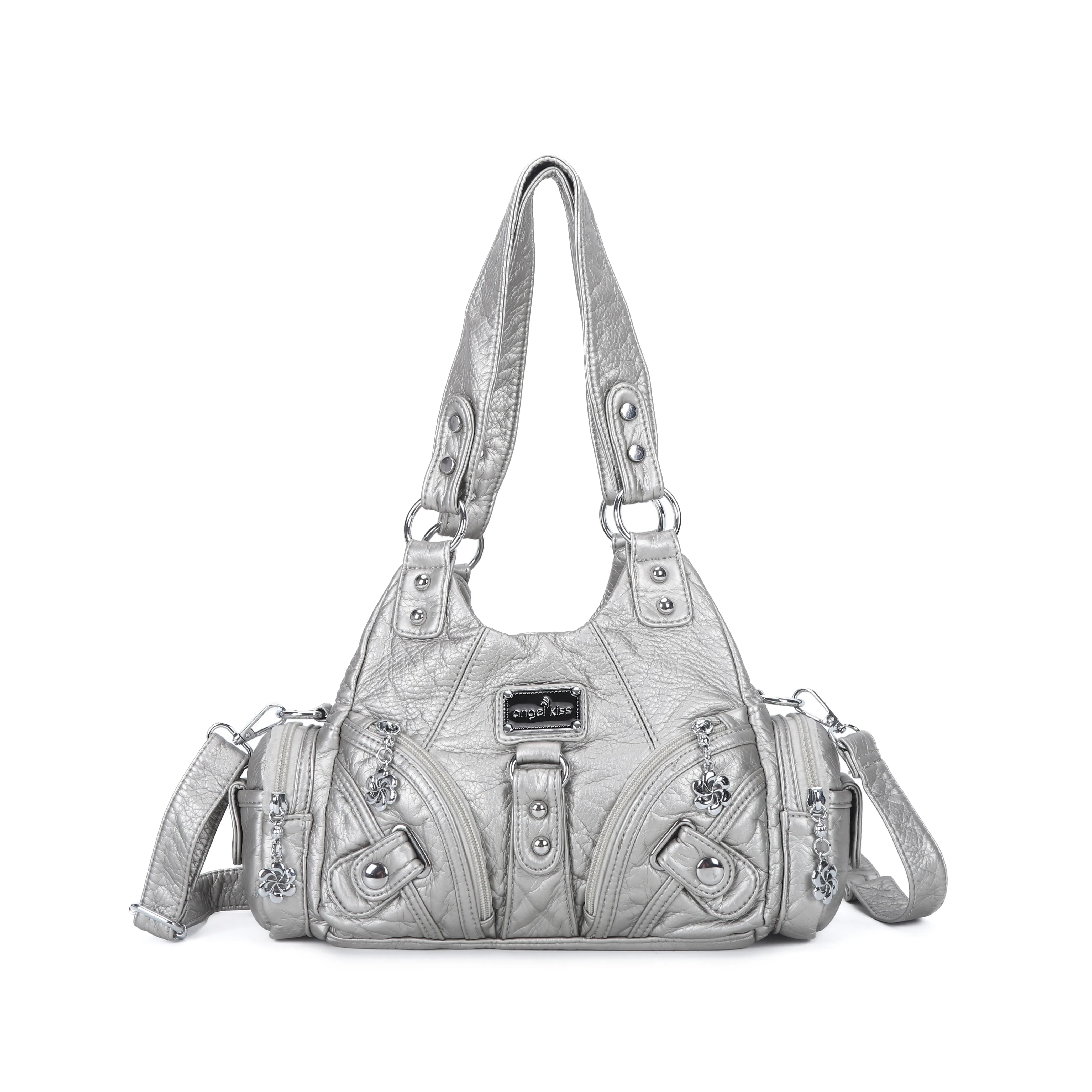 Retro tie-dye adjustable chic shopping tote