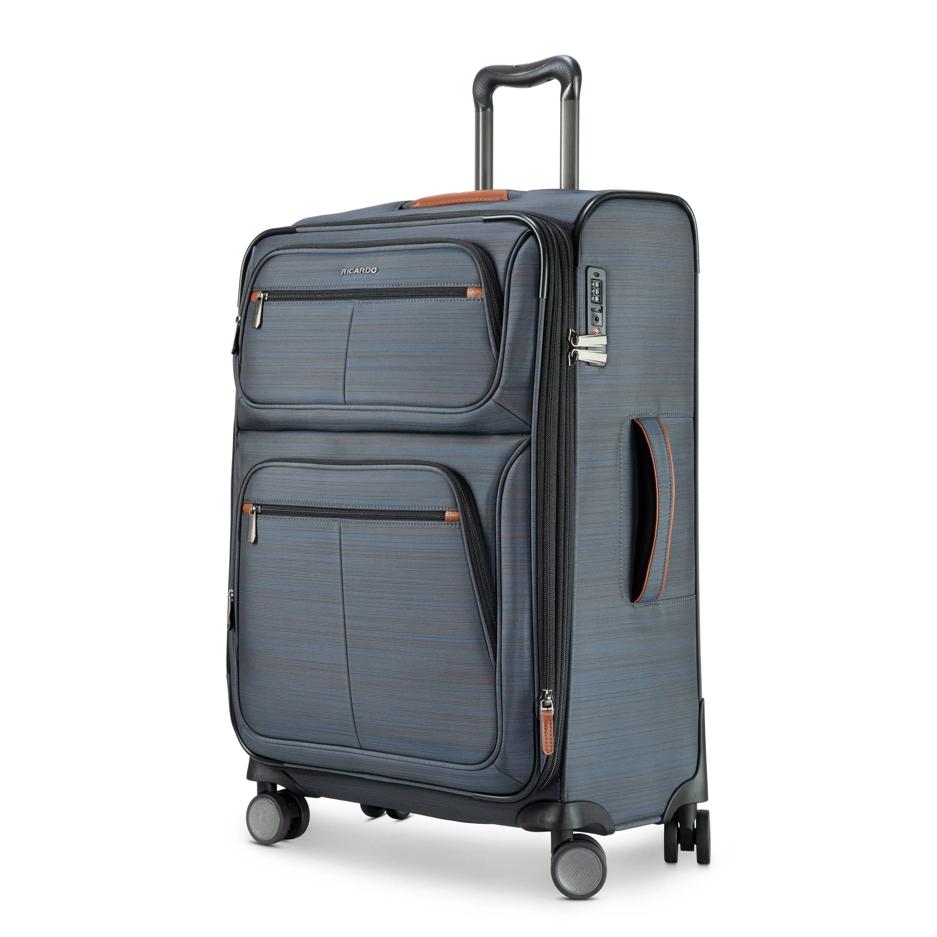 Ricardo Beverly Hills Montecito 2.0 Softside Expandable Luggage with Dual Spinning Wheels, 25" Check In