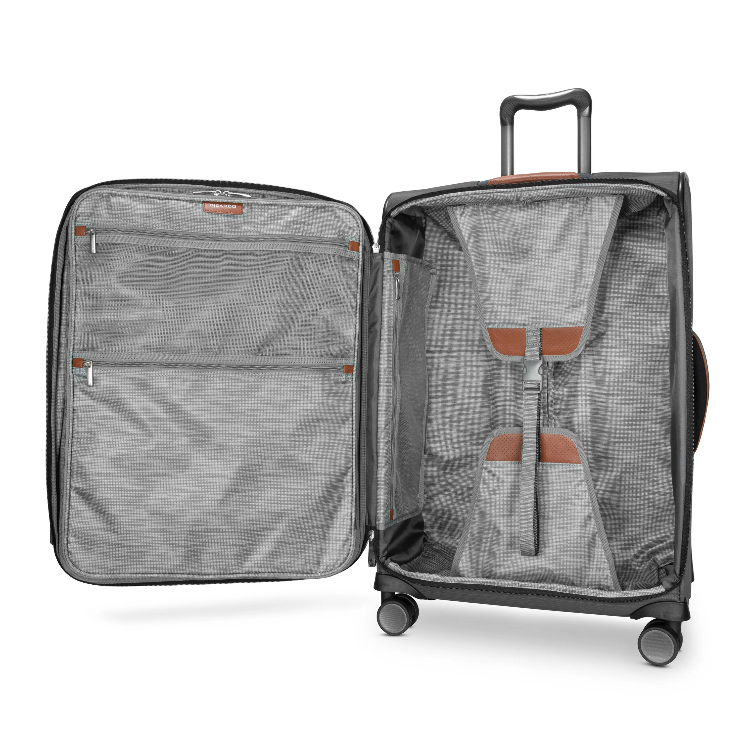 Ricardo Beverly Hills Montecito 2.0 Softside Expandable Luggage with Dual Spinning Wheels, 25" Check In