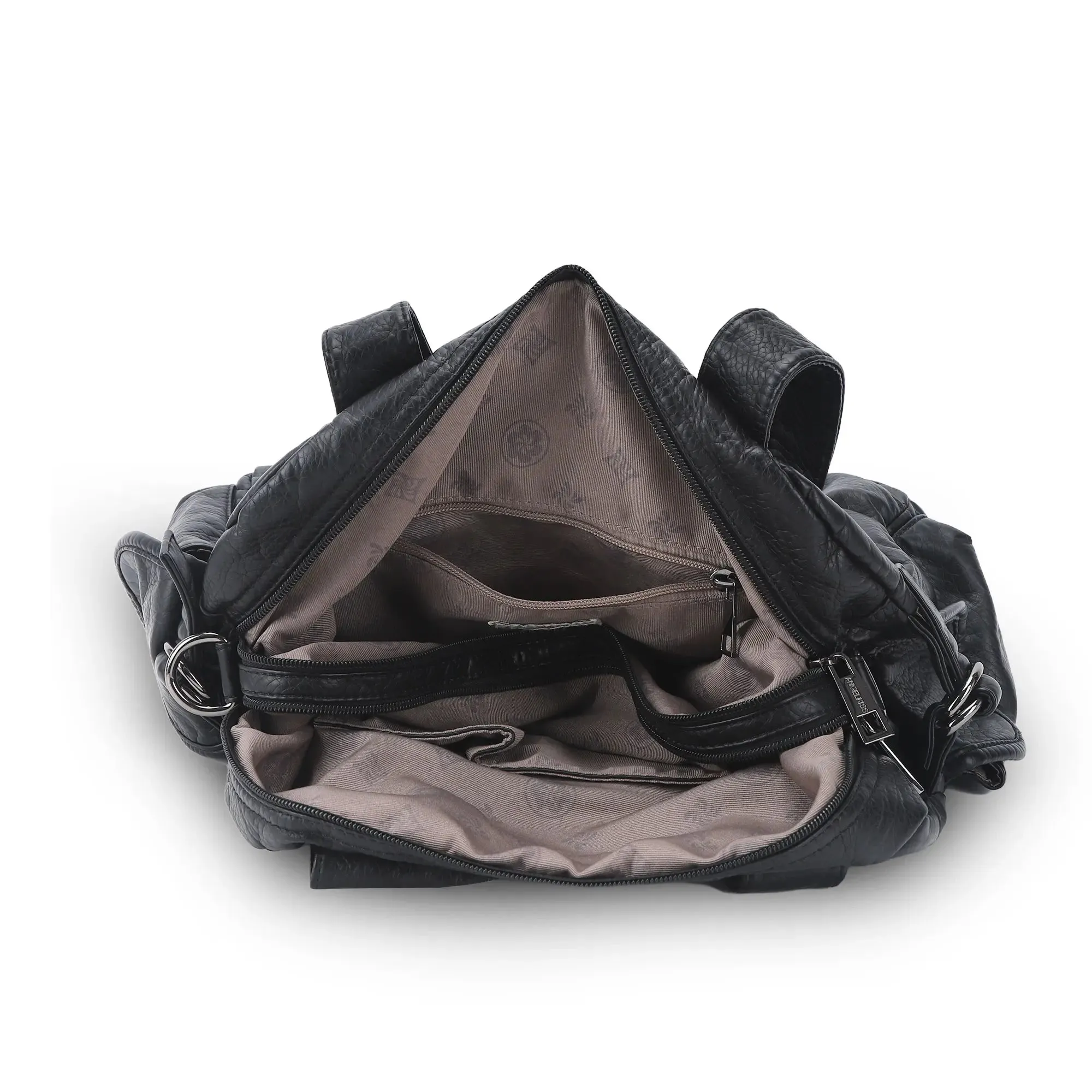 Slim Vegan Leather Tote Bag for Office | Waterproof PU Leather Briefcase for  Women